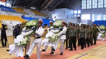 Funeral held for policeman dying while conducting search and rescue mission