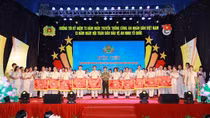 Police youths put the movement of following Uncle Ho’s 6 teachings on stage