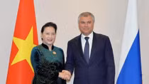 NA Chairwoman meets Chairman of Russia’s State Duma