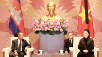 NA Chairwoman meets with Cambodian NA President