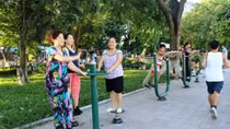 Hanoi suburbs await outdoor gyms, playgrounds