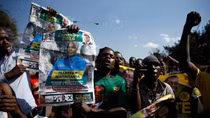 Zimbabwe's president, opponent both confident of win after close vote