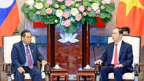 President commends Vietnam-Laos parliamentary cooperation
