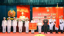 Noble award bestowed upon contingent of police officers reinforced to Southern battlefield during the past war