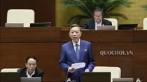 Minister To Lam explains draft law on weapons, explosives and supporting tools at group discussion