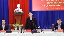 NA Chairwoman hails Quang Nam's efforts amid COVID-19, natural disasters