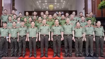 Minister To Lam works with Da Nang Municipal Police Department