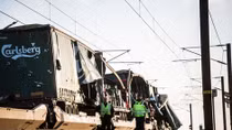 Six killed in train accident on bridge linking Denmark's two main islands