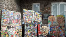 Leaders of U.S. and North Korea in Vietnamese artist’s works