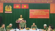 Vice Minister Bui Van Nam inspects task performance of HCMC Police