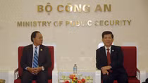 Deputy Minister Nguyen Van Son receives delegation from Lao Ministry of Security