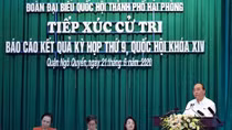 Prime Minister meets voters in Hai Phong