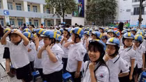 Programme encourages children to wear helmets