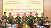 Police Departments of Hanoi and Ha Nam sign coordination agreement 
