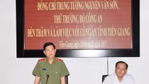 Deputy Minister Nguyen Van Son visits Tien Giang