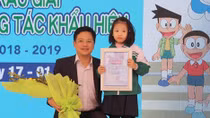 Hanoi first grader wins traffic safety slogan contest