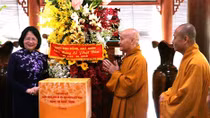 Vice President visits Deputy Supreme Patriarch of Vietnam Buddhist Sangha