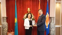 Public Security Minister visits Vietnamese embassy in Kazakhstan