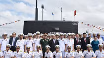 PM attends flag-raising ceremonies on submarines