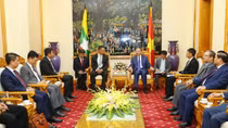 Minister To Lam receives Deputy Minister of Home Affairs of Myanmar 