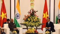 Indian President welcomed in Da Nang