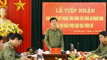 Deputy Minister Nguyen Van Son works with Ha Tinh police