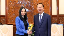 President Tran Dai Quang receives outgoing Polish ambassador