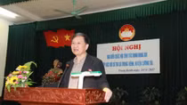 Minister To Lam works with voters of Bac Ninh province