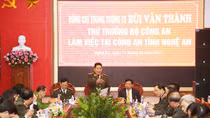 Nghe An Police asked to improve efficiency of logistics and techniques