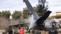 Military cargo plane crashes in Iran, 15 killed