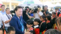Top legislator visits mountainous commune in Quang Ninh province
