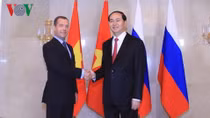 President Quang meets Russian PM