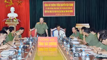 Deputy Minister of Public Security works with Hai Duong Police