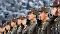DPRK stages large-scale artillery drill as U.S. submarine docks in South