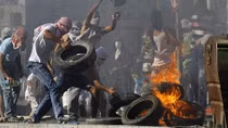 Violence flares at protest near U.S. Embassy in Lebanon