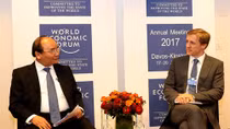 Government leader meets WEF Managing Director