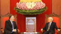Party chief receives US Secretary of State