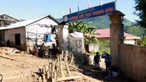 Mountainous schools damaged by heavy rains