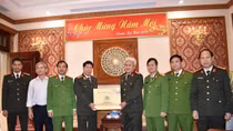 Deputy Minister Bui Van Nam checks task performances of Ninh Binh Police