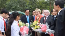Irish President visits Quang Tri