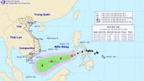 Tropical storm Kai-tak heading to East Sea