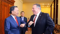 US Secretary of State visits Vietnamese Ministry of Public Security 