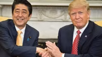 Trump, Japan's Abe seek consensus on North Korea amid strains