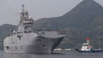 French amphibious carrier visits Japan ahead of Pacific show of power