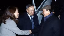PM arrives in Switzerland, starting activities at WEF Davos 2019