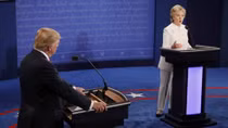 Trump, Clinton face off one last time before Nov. 8