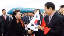 Vietnamese top legislator’s visit makes headlines in RoK
