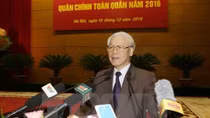 Party leader lauds army’s performance in 2016