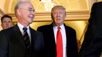 Trump tries to rally support for healthcare bill as U.S markets drop