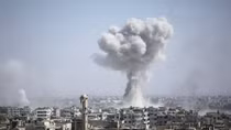 Syrian army pounds rebel areas near Damascus after Russian brokered truce
